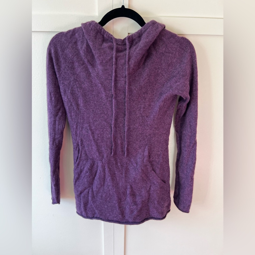 Athleta Purple Cowl Neck Sweater
